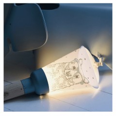 Coffret Lampe Nomade Motif "Ours à Lunettes"