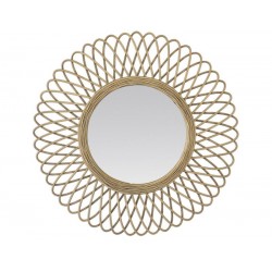 Miroir Mila Ø 58 Cm En Rotin Naturel