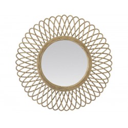 Miroir Mila Ø 58 Cm En Rotin Naturel