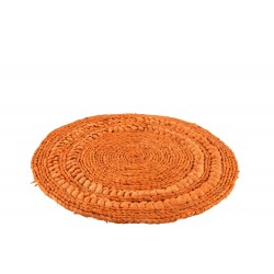 Set De Table En Rotin Orange