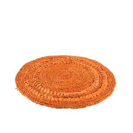 Set De Table En Rotin Orange