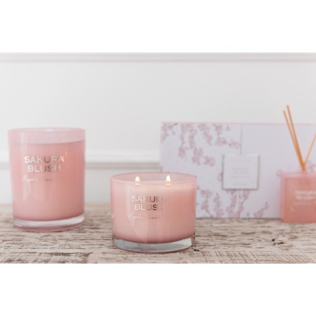 Bougie Parfumée Sakura Blush Rose Clair 70H