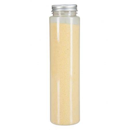 Sable Déco Bouteille De 600 Grammes - Jaune Clair