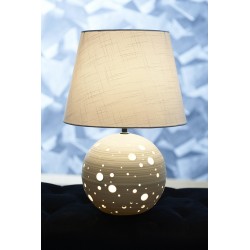 Lampe Porcelaine Boule Double Ampoule