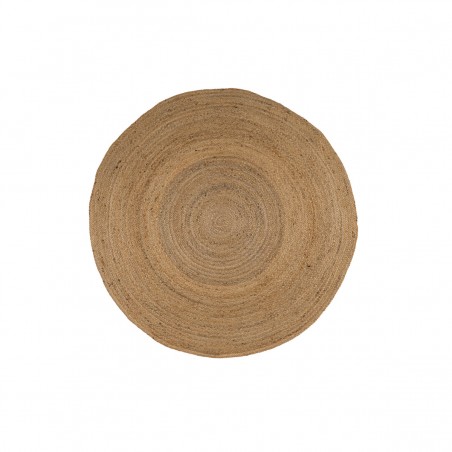 Tapis Jute Rond Naturel Diamètre 100 Cm