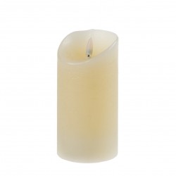 Bougie Cire Led Flamme Réaliste Grand Modèle Ivoire