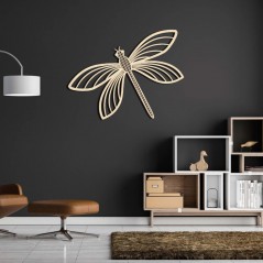 Déco Murale Plume En Bois De Valchromat Noir - Les Rêves de Florine