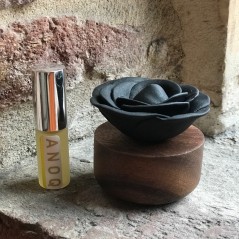 Rose Du Bengale - Diffuseur De Parfum En Bois Et Céramique Noire